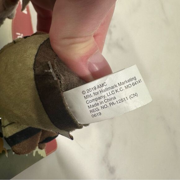 Hallmark Itty Bittys Walking Dead Carol & Morgan Plush Set NWT One Size Zombie - Picture 8 of 12